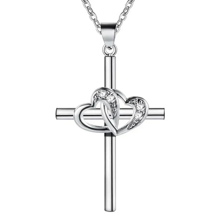 Silberne Herz Kette