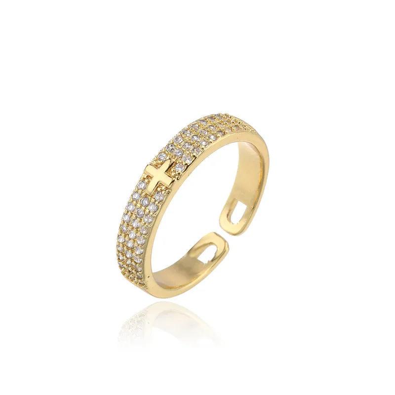 Elegant Cross Ring